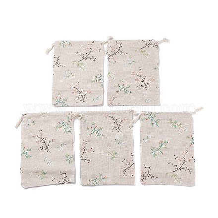 Drawstring мешки хлопка упаковка мешочки X-ABAG-S003-07A-1