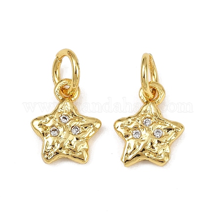Латунные микро проложить кубического циркония подвески KK-D375-34G-01-1