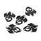 Alloy Pendents, Pterosaur, Electrophoresis Black, 34.5x27.5x2mm, Hole: 2mm