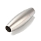 304 Stainless Steel Magnetic Clasps, Column, Stainless Steel Color, 30x10x10mm, Hole: 5mm