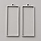 304 Stainless Steel Open Back Bezel Pendants, For DIY UV Resin, Epoxy Resin, Pressed Flower Jewelry, Stainless Steel Color, Rectangle, 47x17.5x3mm, Hole: 1.8mm, Inner Diameter: 42x15.5mm