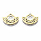 201 Stainless Steel Charms, Laser Cut, Canoe, Golden, 11x15x1mm, Hole: 1.4mm