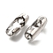 Tarnish Resistant 304 Stainless Steel Ball Chain Connectors, Stainless Steel Color, 30x11mm, Hole: 6x7mm, Fit for 10mm ball chain