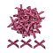 Polyester Costume Accessories, Bowknot, Old Rose, 16x19x3mm