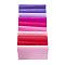 Non Woven Fabric Embroidery Needle Felt for DIY Crafts, Square, Gradual Red Color, 298~300x298~300x1mm, 10pcs/set