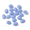 Synthetic Blue Lace Agate Cabochons, Oval, 8~8.5x6~6.5x2.5~3.5mm