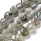 Natural Labradorite Beads Strands, Heart, 10x10x4.5~5mm, Hole: 0.7mm, about 20pcs/strand, 7.28''~7.48''(18.5~19cm)