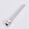 Stainless Steel Fluid Precision Blunt Needle Dispense Tips, Stainless Steel Color, 49.7x6.2x5.7mm, Hole: 4mm, Pin: 2.8mm