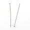 Tarnish Resistant 304 Stainless Steel Flat Head Pins, Stainless Steel Color, 30x0.7mm, Head: 1.5mm