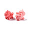 Opaque Resin Beads, Imitation Jade, Unicorn, Salmon, 18x23x14.5mm, Hole: 1.5mm
