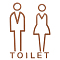 Acrylic Bathroom Door Public Signs Set, Toilet Gender Signs, Men & Women & Letter, Peru, 12Pcs/set