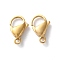 304 Stainless Steel Lobster Claw Clasps, Real 18K Gold Plated, 17x10.5x4.5mm, Hole: 2mm