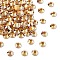 Preciosa® MAXIMA Crystal No Hotfix Flatback Stones, Czech Crystal, Dura Foiling, Round(438 11 615 Chaton Rose), 00030 219 Sunrise, SS6(1.9~2.1mm)