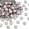 Preciosa® Crystal Hotfix Flatback Stones, Czech Crystal, Round(438 11 612 Chaton Rose VIVA 12 ®), 71350 200 Rose Opal AB, SS10(2.7~2.9mm)