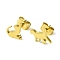 Cute Little Animal Theme 304 Stainless Steel Stud Earrings, Cat Shape, 10x8mm