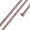 20M Polyester Braided Cord for Jewelry Making, Round, Rosy Brown, 2mm, about 21.87 Yards(20m)/Roll