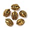 Tibetan Style Alloy Beads, Gladiator Helmet Charms, Antique Golden, 15x10x9mm, Hole: 2mm