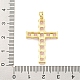 Латунные микро проложить кубического циркония подвески KK-L073-002G-01-3