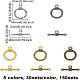 Застежки тоггл в тибетском стиле  TIBE-FH0001-06-NR-2