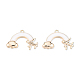 Подвески из латуни с прозрачным фианитом KK-N232-489LG-2