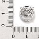 Латунные микропаве прозрачные подвески с фианитом ZIRC-L104-002P-3
