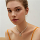 Латунные микро проложить кубического циркония подвески KK-BC0008-93-6