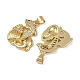 Латунные микро проложить кубического циркония подвески KK-I358-064G-01-2