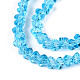 Прозрачные стеклянные бусины GLAA-N018-4mm-03-3