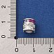 Латунные микро проложить кубического циркония бусы KK-D378-22S-3