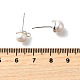 Фурнитура для сережек с натуральным жемчугом KK-B059-33S-3