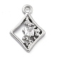 Латунные микро проложить кубического циркония подвески KK-H511-01P-03-1