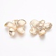 Сеттинги для кулона (стразов) из латуни  KK-F765-07G-2