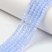 Стеклянные бусины с гальваническим покрытием  EGLA-A034-J4mm-L03