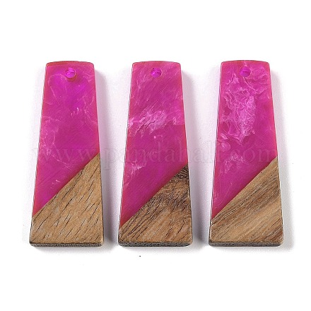 Подвески из смолы и дерева WOOD-F015-04H-1