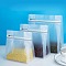 Rectangle Composite Material Ziplock Mylar Stand Up Bag, Smell Proof Resealable for Packaging Pouch Party Favor Food Lipgloss Jewelry Storage, Clear, 14.5x13.5x8cm