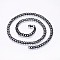 304 Stainless Steel Curb Chain Necklaces, PVD Vacuum Plating, with Lobster Claw Clasps, Black, 22 inch(56cm), 6.5x1.5mm