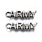 Tibetan Style Alloy Pendants, Cadmium Free & Lead Free, Word ARMY, Antique Silver, 20x5x2mm, Hole: 2mm, about 1500pcs/1000g