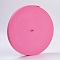 Colored Flat Elastic Rubber Band, Webbing Garment Sewing Accessories, Flamingo, 25mm, about 43.74 yards(40m)/roll