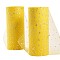 Glitter Sequin Deco Mesh Ribbons, Tulle Fabric, Tulle Roll Spool Fabric For Skirt Making, Yellow, 6 inch(15cm), about 25yards/roll(22.86m/roll)