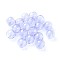 Handmade Blown Glass Beads, Round, Violet, 16x16mm, Hole: 1~1.6mm
