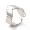Non-Tarnish 304 Stainless Steel Chevron Arrow Open Cuff Ring for Women, Stainless Steel Color, US Size 6 1/2(16.9mm)