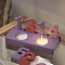 Candleholder DIY Silicone Mold, for Candle Making, Rectangle, 19.2x10x2.3cm, Inner Diameter: 17.3x8cm