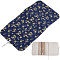 CRASPIRE A5 Book Sleeve Cover 6 Ring Binder Organizer Cloth with Rope Cherry Bloom Floral Sea Wave Washable Book Protector Fabric for Notebook Novel Journal Textbooks Case Diary Decor