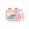 Cute Opaque Resin Cabochons, Cheek Color, Colorful, 20.5x28.5x9mm