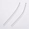Tarnish Resistant 304 Stainless Steel Flat Head Pins, Stainless Steel Color, 50x0.7mm, 21 Gauge, Head: 1.5mm