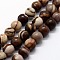 Natural Zebra Jasper Beads Strands, Round, 4mm, Hole: 0.6mm, about 95pcs/strand,  14.76 inch(37.5cm)
