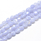 Natural Blue Lace Agate Beads Strands, Nuggets, 8~15x7~12x4~12mm, Hole: 1mm, about 30~45pcs/strand, 15.7 inch