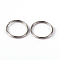 Tarnish Resistant 304 Stainless Steel Split Rings, Double Loops Jump Rings, Stainless Steel Color, 15x1.6mm