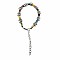 Ethnic Style Alloy Elephant Link Bracelets, female retro bohemian color bell Tibetan hand string Xizang accessories
