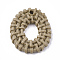 Resin Pendants, Imitation Woven Rattan Pattern, Oval, Camel, 26x22x4.5mm, Hole: 2mm